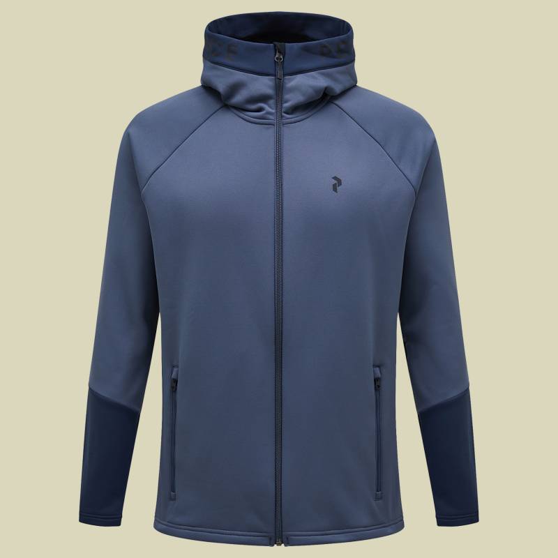 Rider Zip Hood Men Größe XL Farbe ombre blue/blue shadow von Peak Performance