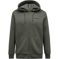 Peak Performance Sweatjacke mit Label-Schriftzug und Kapuze in M von Peak Performance