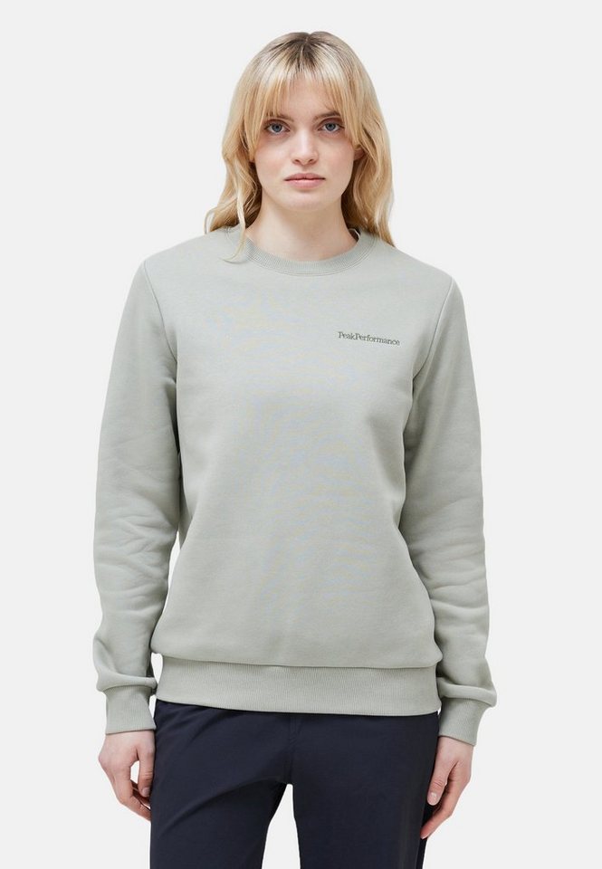 Peak Performance Sweatshirt W Original Small Logo Crew von Peak Performance