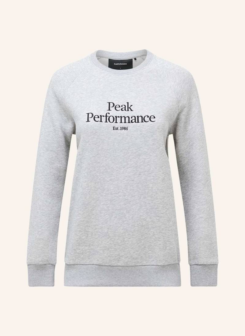 Peak Performance Sweatshirtpullover grau von Peak Performance