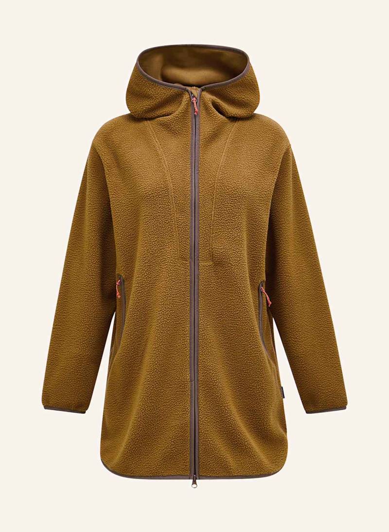 Peak Performance Teddyfell-Jacke Pile Long Im Materialmix beige von Peak Performance