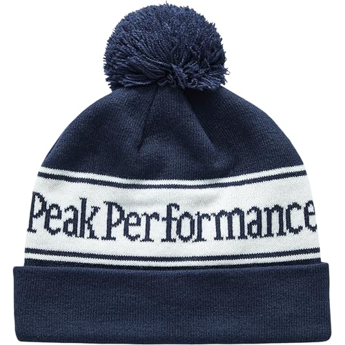 Peak Performance Unisex Pow Mütze, Blue Shadow-Offwhite, ONE Size von Peak Performance