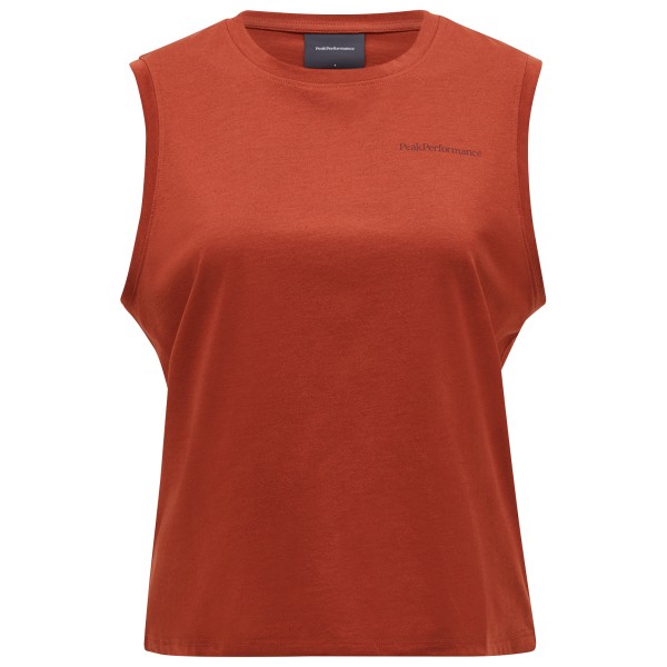 Peak Performance - Women's Explore Graphic SL - Top Gr M rot von Peak Performance