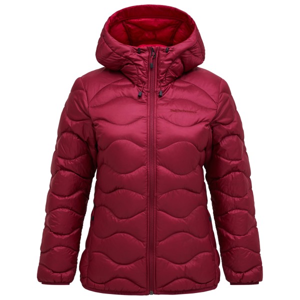 Peak Performance - Women's Helium Down Hood Jacket - Daunenjacke Gr L rot von Peak Performance