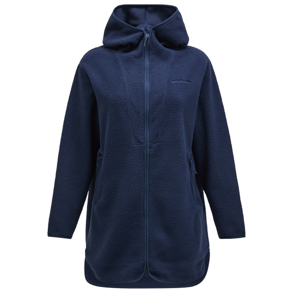 Peak Performance - Women's Pile Long Zip - Fleecejacke Gr L;M;S;XL;XS grau;weiß von Peak Performance