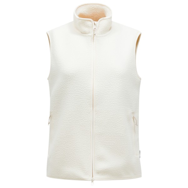 Peak Performance - Women's Pile Vest - Fleeceweste Gr L weiß von Peak Performance
