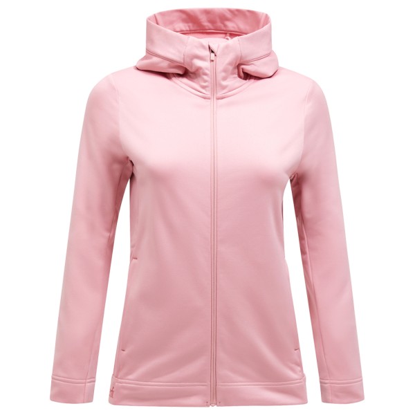 Peak Performance - Women's Rider Tech Zip Hood - Fleecejacke Gr L rosa von Peak Performance