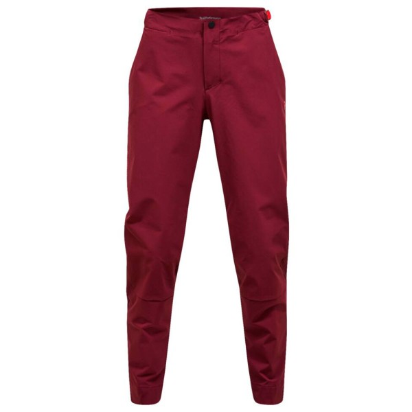 Peak Performance - Women's Trail Pants - Lange Radhose Gr S rot von Peak Performance