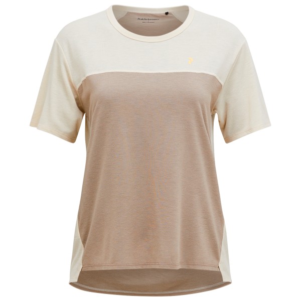 Peak Performance - Women's Trail Wool Blend S/S - Merinoshirt Gr M beige von Peak Performance
