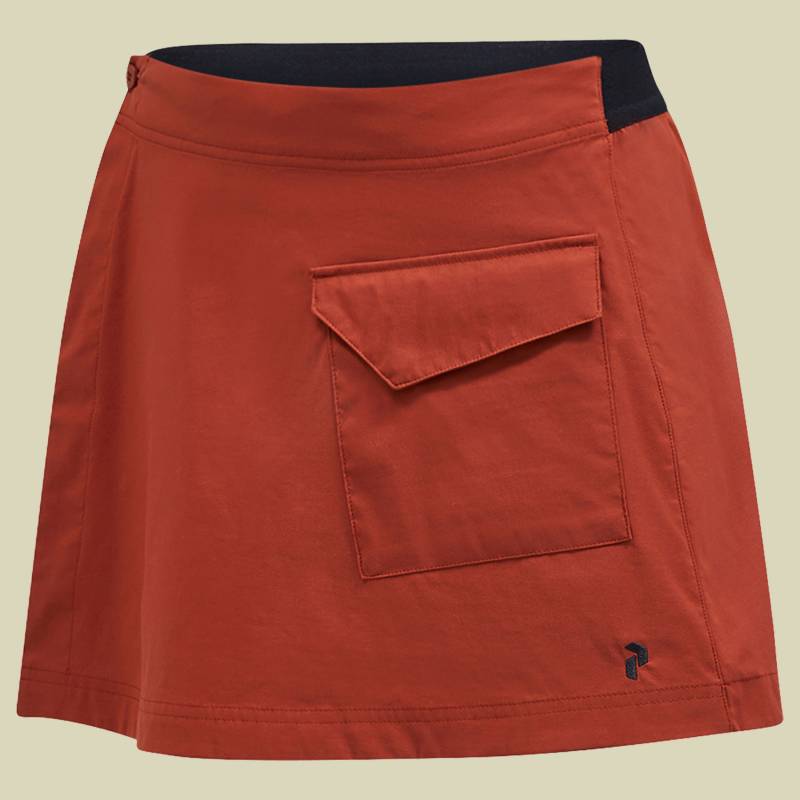 Player Pocket Skirt Women S braun - spiced von Peak Performance