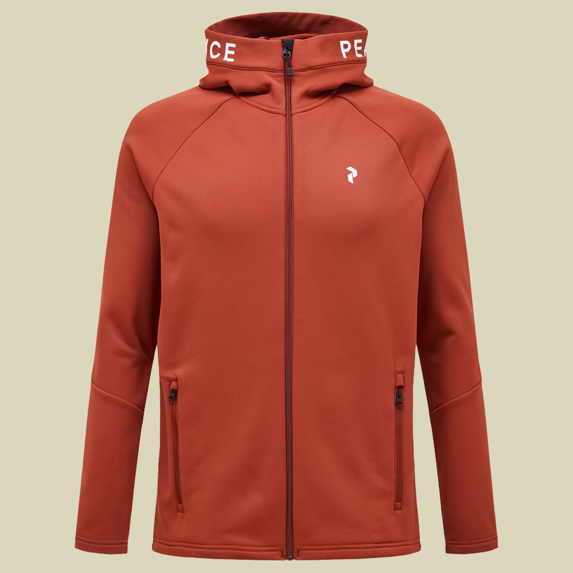 Rider Zip Hood Men M orange - spiced von Peak Performance