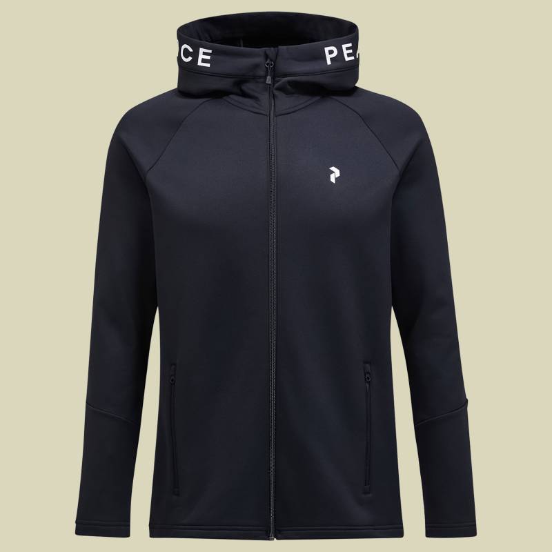 Rider Zip Hood Men M schwarz - black von Peak Performance