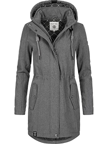 Peak Time Damen Softshell Mantel L60013 Grau21 Gr. M von Peak Time