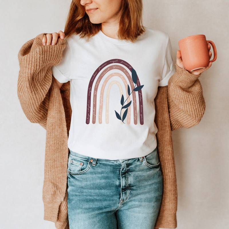 Regenbogen Der Mutterschaft T-Shirt Ivf, Adoption, Verlust, Andenken von PeakandValleyBeads