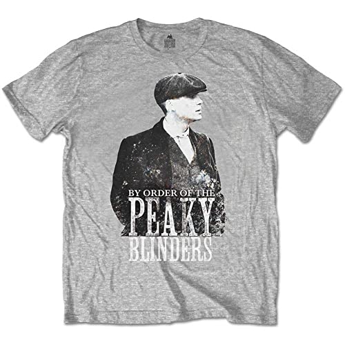 Peaky Blinders T Shirt Grau Character Nue offiziell Herren Grau von Peaky Blinders