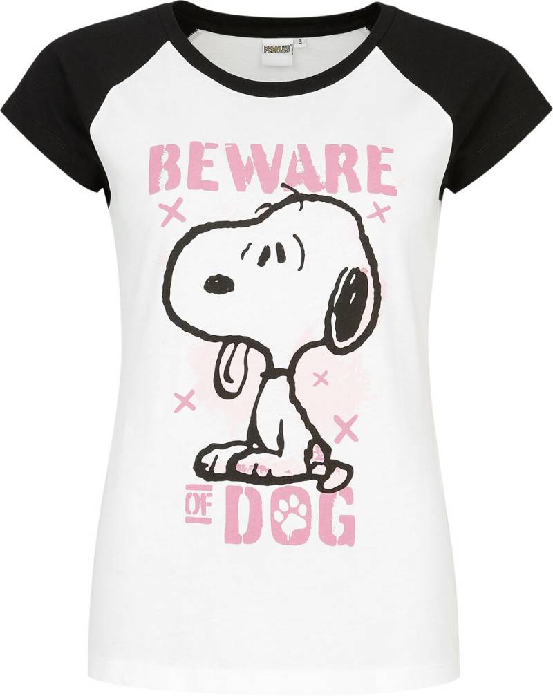 Peanuts Beware Of Dog T-Shirt multicolor in 3XL von Peanuts