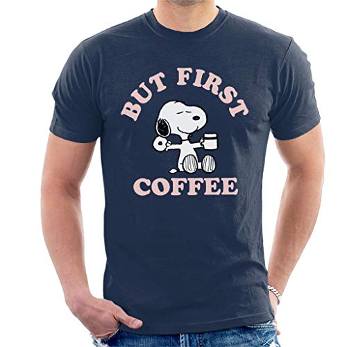 Peanuts But First Coffee Snoopy Men's T-Shirt von Peanuts