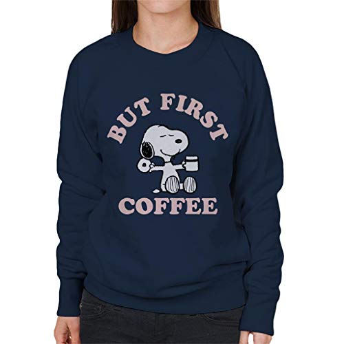 Peanuts But First Coffee Snoopy Women's Sweatshirt von Peanuts