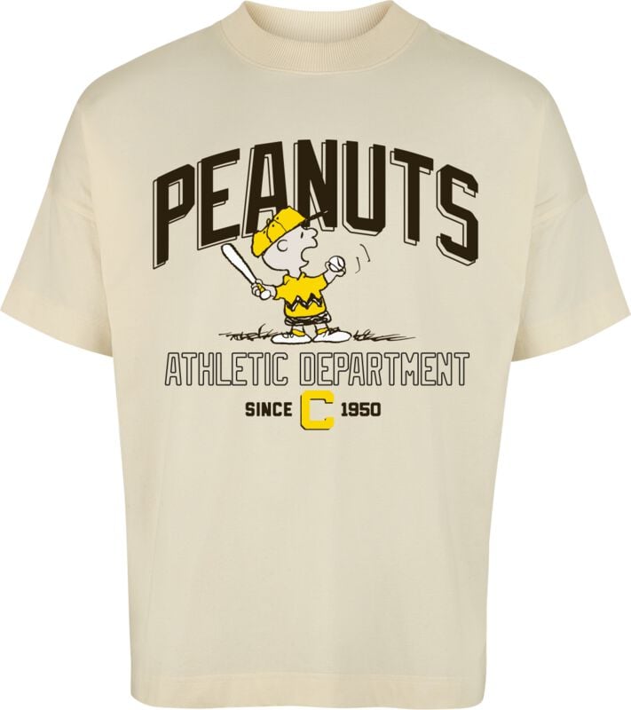 Peanuts Charlie Brown - Athletic Department - Oversize Oversize T-Shirt natur in XL von Peanuts