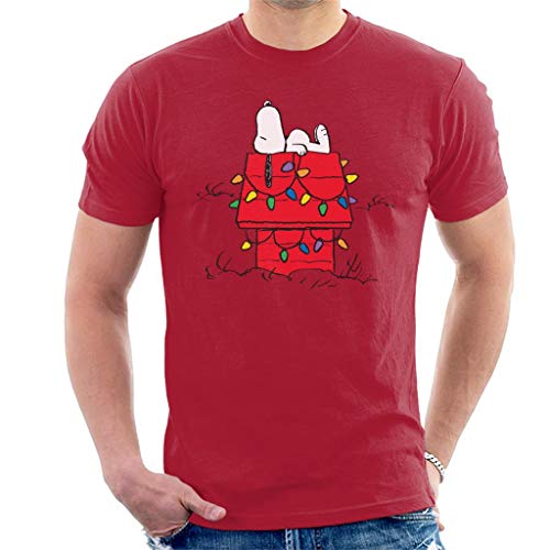 Peanuts Christmas Light House Snoopy Men's T-Shirt von Peanuts