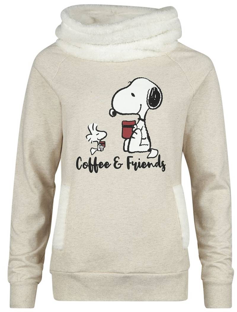 Peanuts Coffee & Friends Sweatshirt beige in XXL von Peanuts