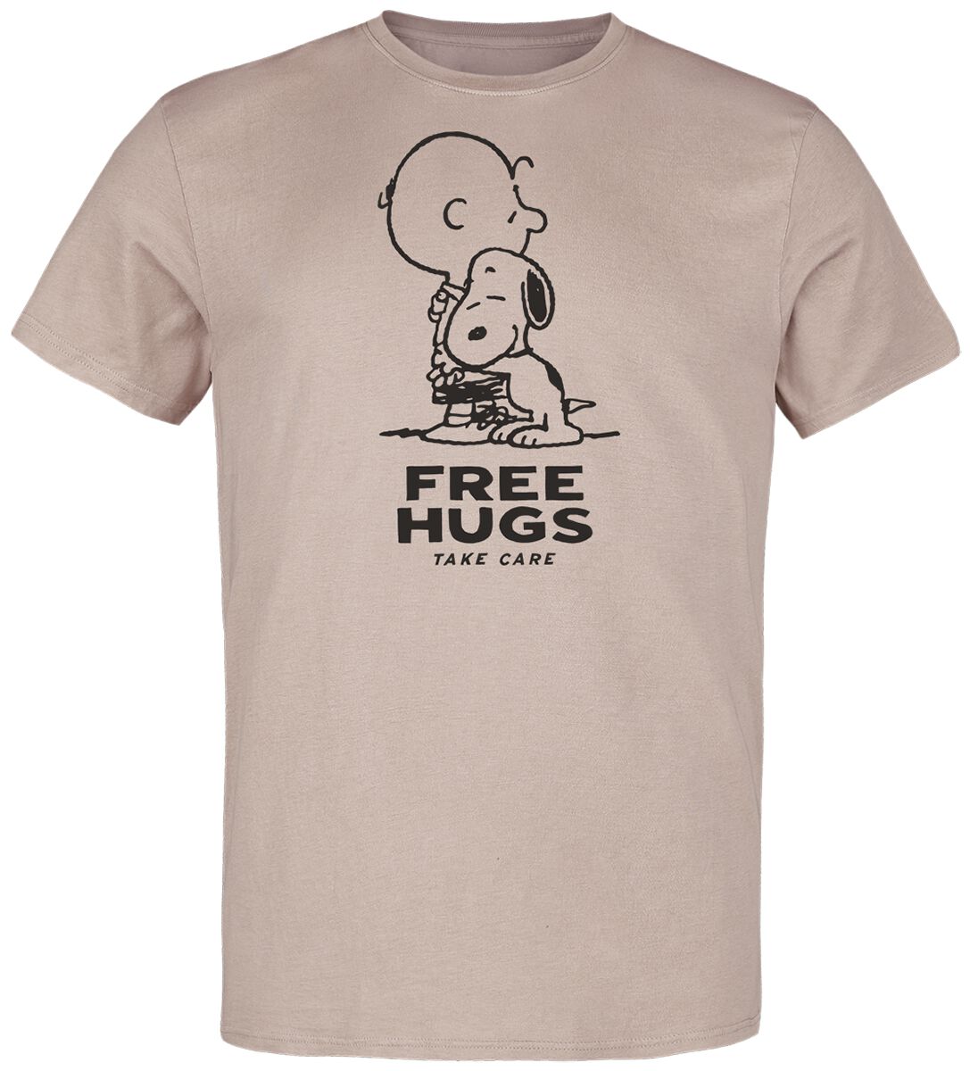 Peanuts Free Hugs T-Shirt multicolor in L von Peanuts