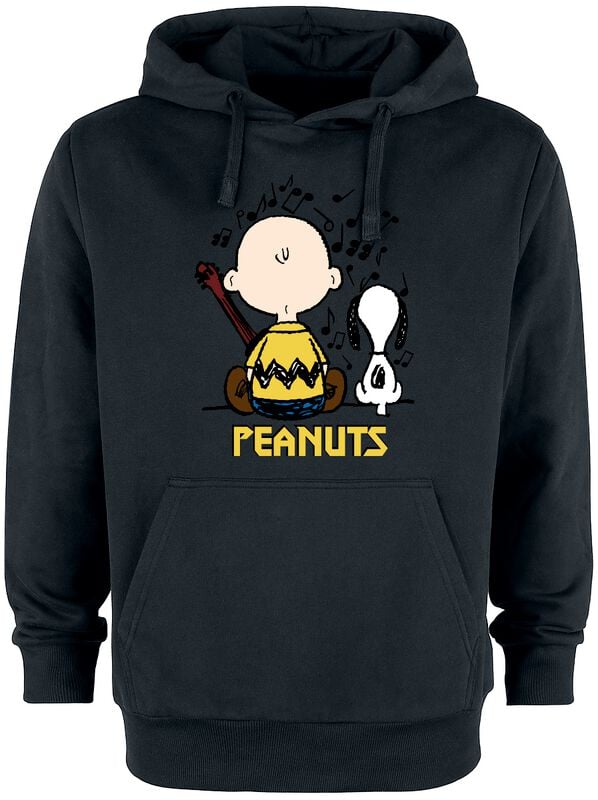 Peanuts Kapuzenpullover - Charlie Brown und Snoopy - S bis 3XL - für Männer - Größe 3XL - schwarz - EMP exklusives Merchandise! Peanuts Kapuzenpullover - Charlie Brown und Snoopy - S bis 3XL - für Männer - Größe 3XL - schwarz - EMP exklusives Merchandise! von Peanuts