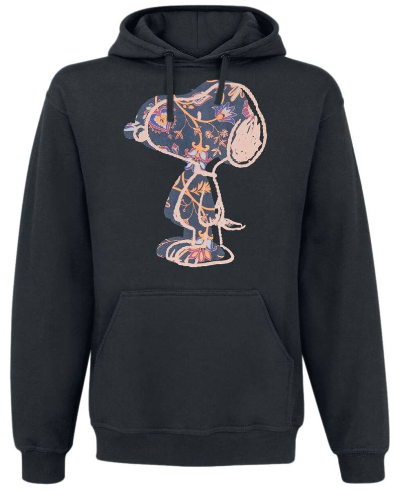 Peanuts Kapuzenpullover - Golden Snoopy - S bis XXL - für Damen - Größe S - schwarz  - Lizenzierter Fanartikel von Peanuts