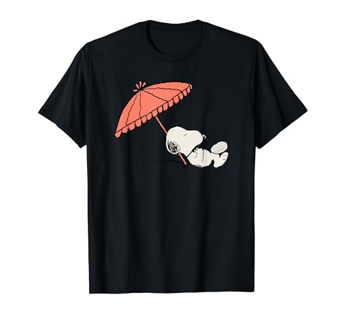 Peanuts Regenschirm entspannen T-Shirt von Peanuts