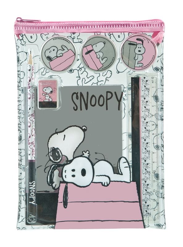 Peanuts Schreib-Set - Snoopy - multicolor  - Lizenzierter Fanartikel von Peanuts