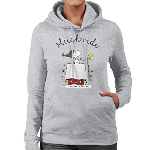 Peanuts Sleigh Ride Christmas Women's Hooded Sweatshirt von Peanuts