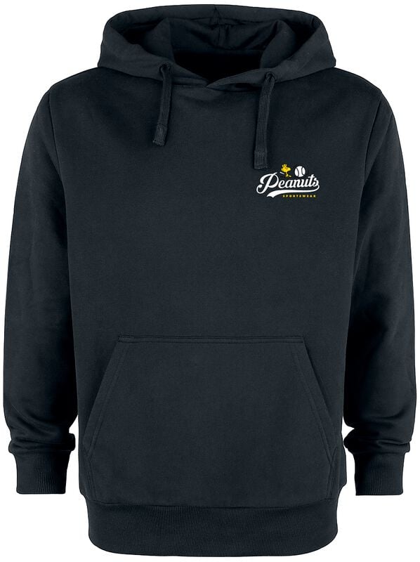 Peanuts Snoopy - Baseball Kapuzenpullover schwarz in L von Peanuts