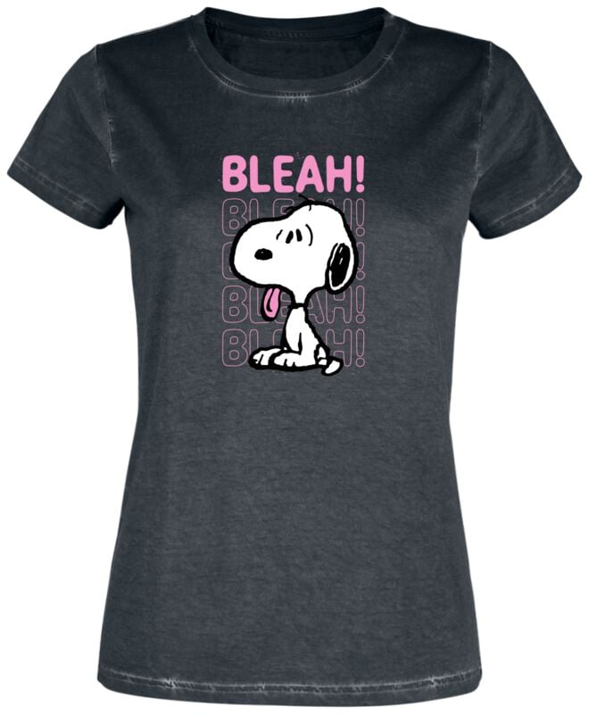 Peanuts Snoopy - Bleah! T-Shirt schwarz in M von Peanuts