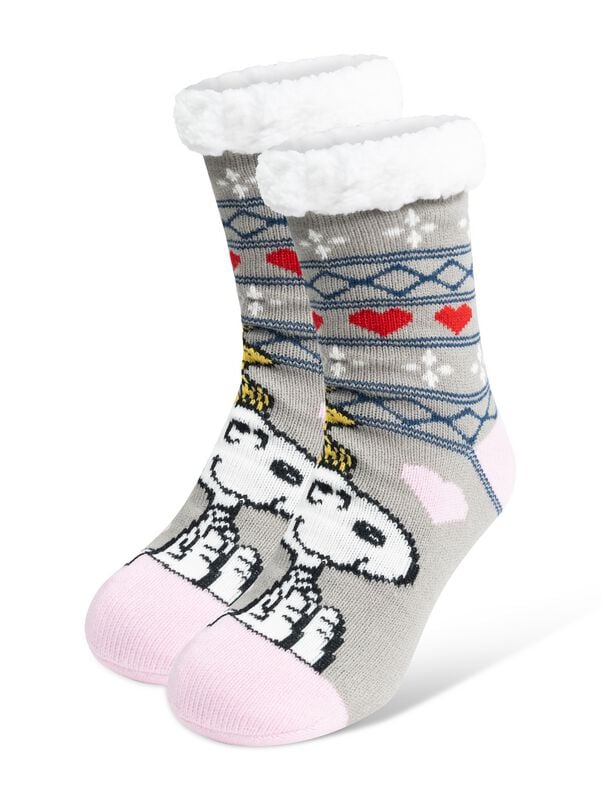 Peanuts Snoopy - Hüttensocken Socken multicolor in EU 39-42 von Peanuts