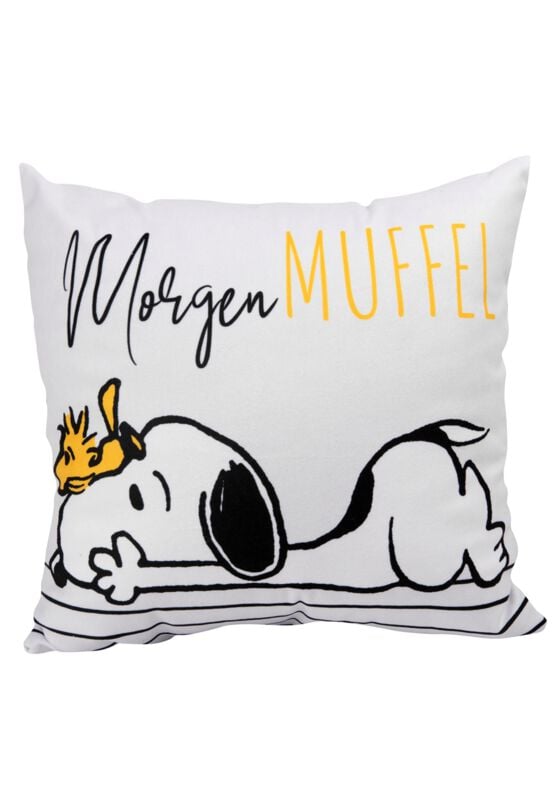 Peanuts Snoopy - Morgenmuffel Kissen multicolor von Peanuts
