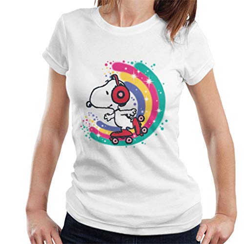 Peanuts Snoopy Roller Skating Rainbow Women's T-Shirt von Peanuts