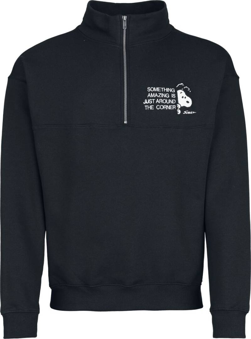 Peanuts Snoopy - Something Amazing Is Just Around The Corner - Troyer Sweatshirt schwarz in 3XL von Peanuts