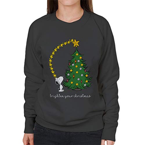 Peanuts Snoopy Woodstock Brighten Your Christmas Women's Sweatshirt von Peanuts