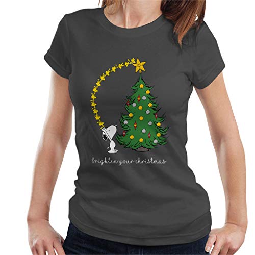 Peanuts Snoopy Woodstock Brighten Your Christmas Women's T-Shirt von Peanuts