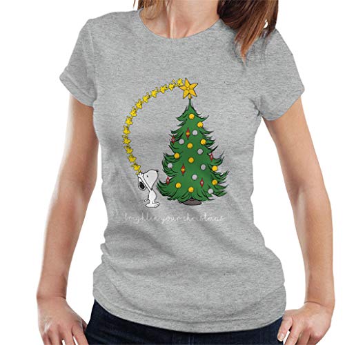 Peanuts Snoopy Woodstock Brighten Your Christmas Women's T-Shirt von Peanuts