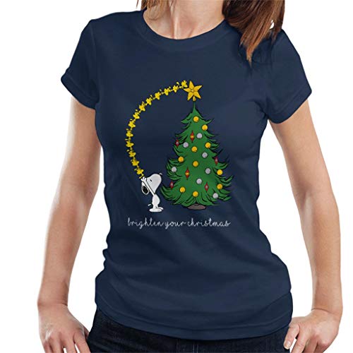 Peanuts Snoopy Woodstock Brighten Your Christmas Women's T-Shirt von Peanuts