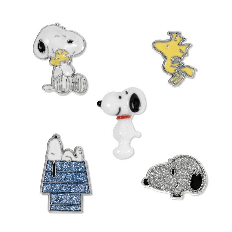 Peanuts Snoopy & Woodstock 5er Set Pin multicolor von Peanuts