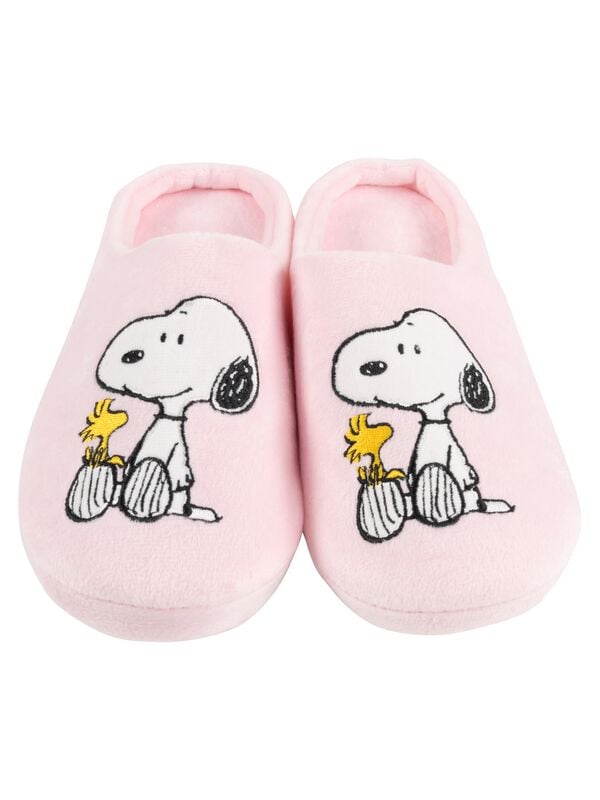 Peanuts Snoopy & Woodstock Hausschuh rosa in EU 41-42 von Peanuts