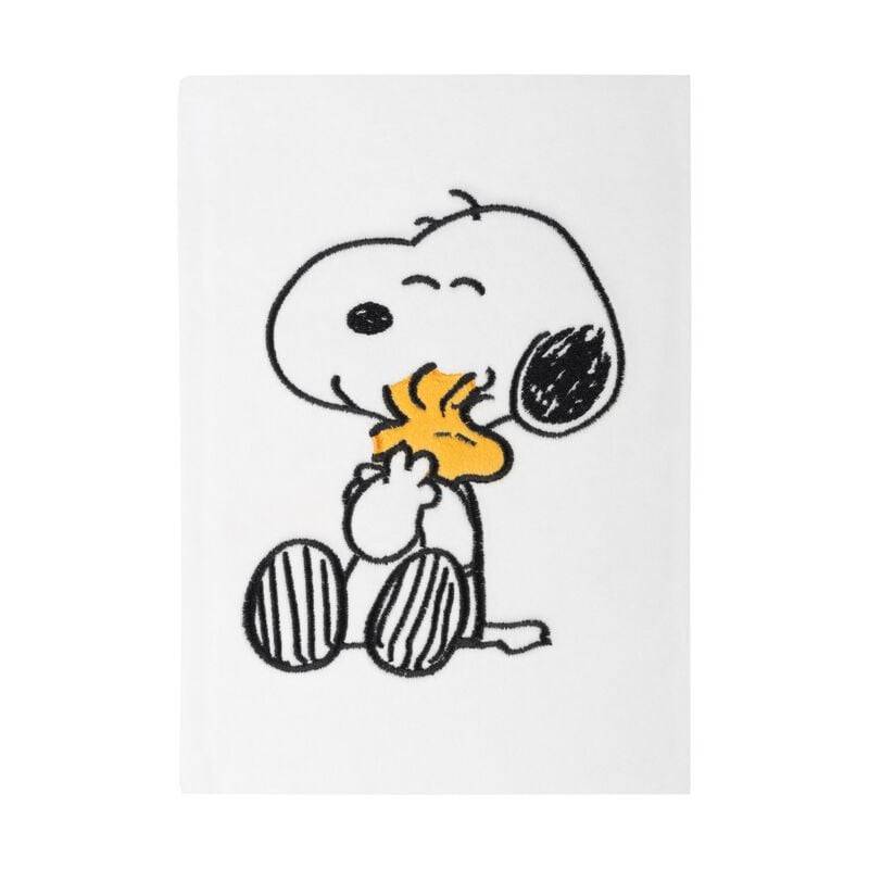 Peanuts Snoopy und Woodstock- Plüsch Notizbuch A5 Bürozubehör multicolor von Peanuts