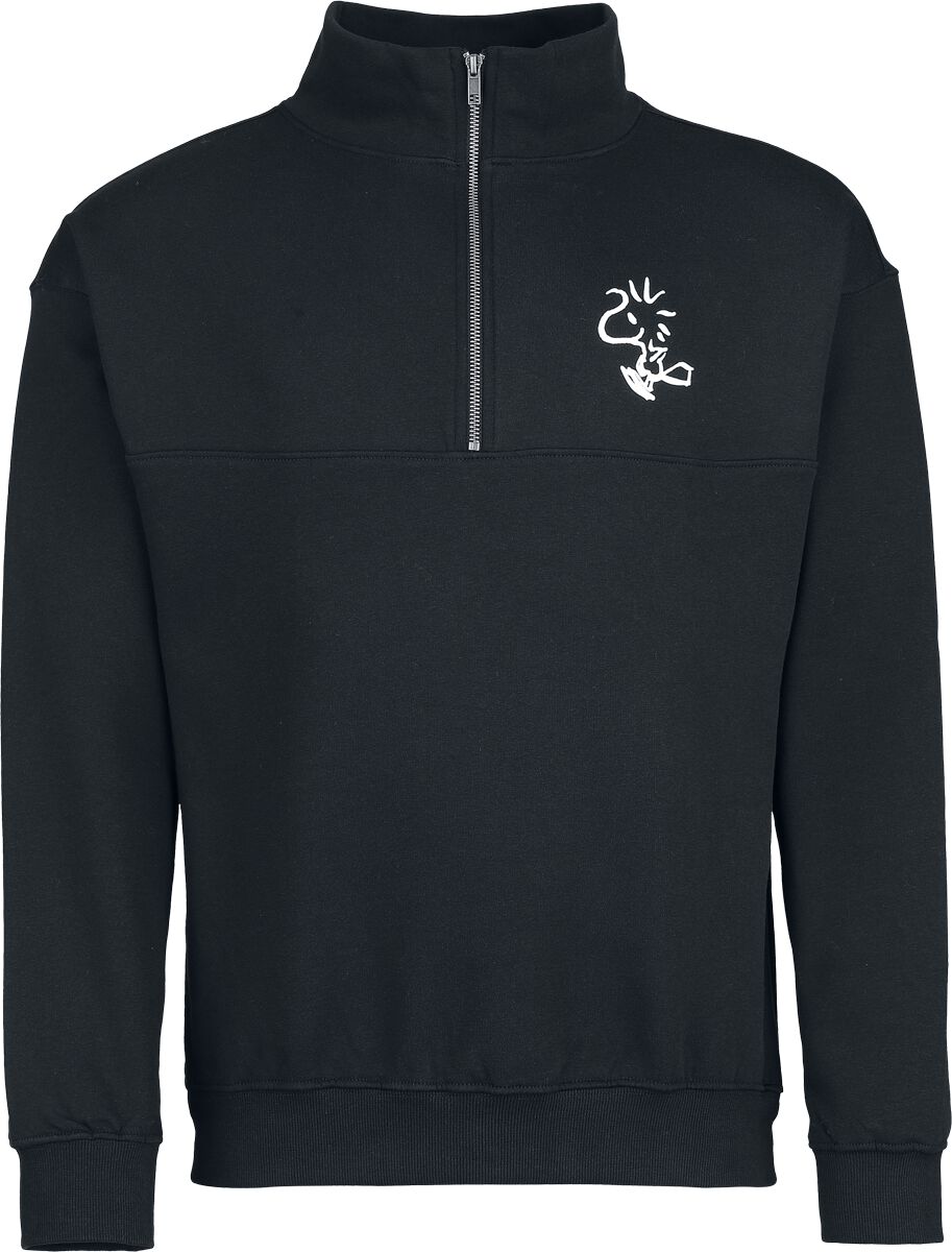 Peanuts Sweatshirt - Peanuts - Woodstock - Vibes - Troyer - S bis 3XL - für Männer - Größe L - schwarz  - EMP exklusives Merchandise! von Peanuts