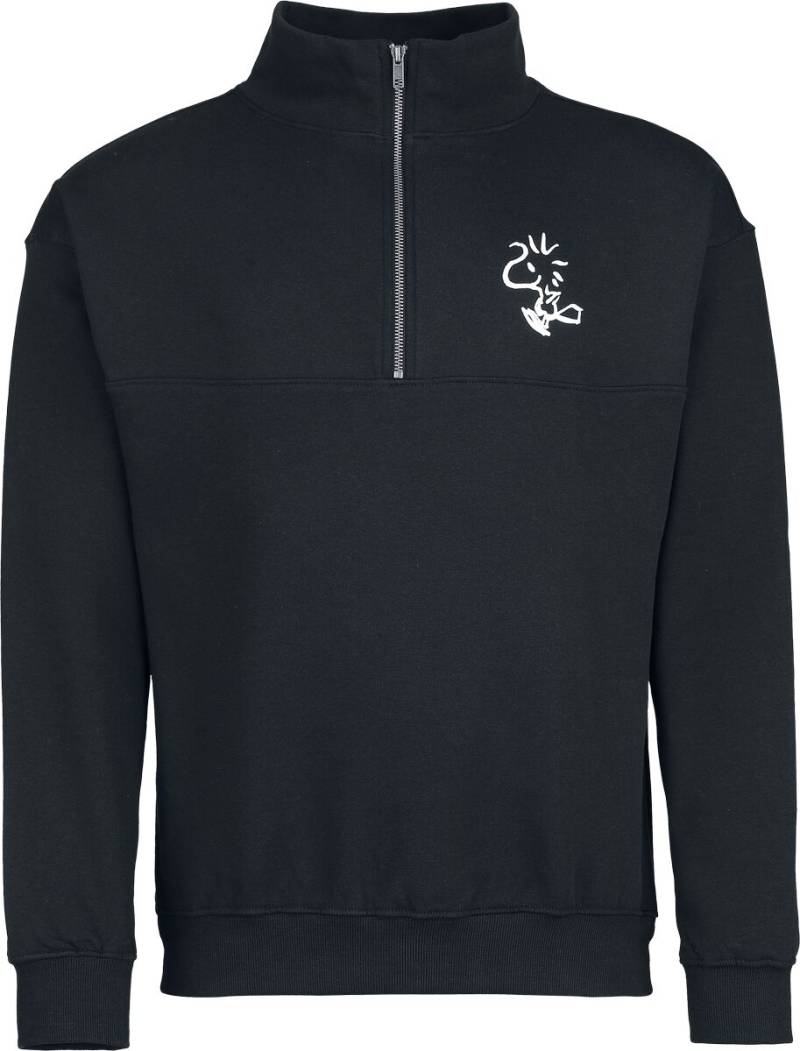 Peanuts Sweatshirt - Peanuts - Woodstock - Vibes - Troyer - S bis 3XL - für Männer - Größe L - schwarz  - EMP exklusives Merchandise! von Peanuts