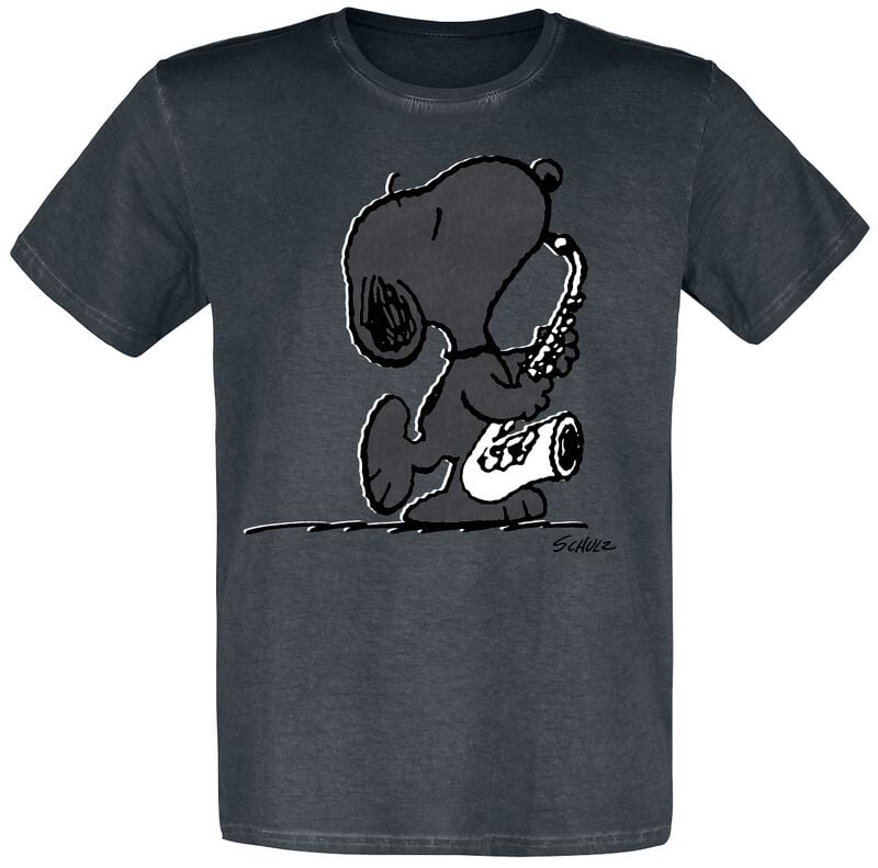 Peanuts T-Shirt - Snoopy - S bis 5XL - für Männer - Größe L - schwarz  - EMP exklusives Merchandise! von Peanuts