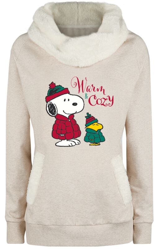 Peanuts Warm & Cozy Sweatshirt beige in M von Peanuts