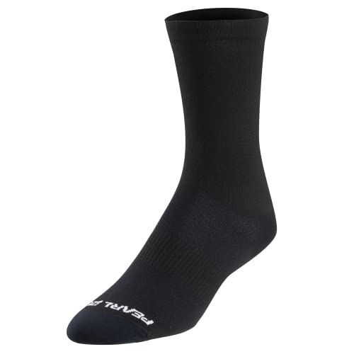 PEARL IZUMI Herren Transfer Air 17,8 cm Socke, Hochleistungs-Fahrradsocken, sichere und glatte Passform, feuchtigkeitsableitend, Schwarz, X-Large von PEARL IZUMI