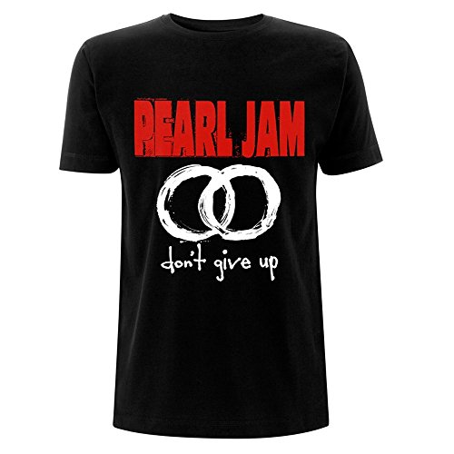 Pearl Jam Herren T-Shirt Schwarz Schwarz Gr. L, Schwarz von Pearl Jam